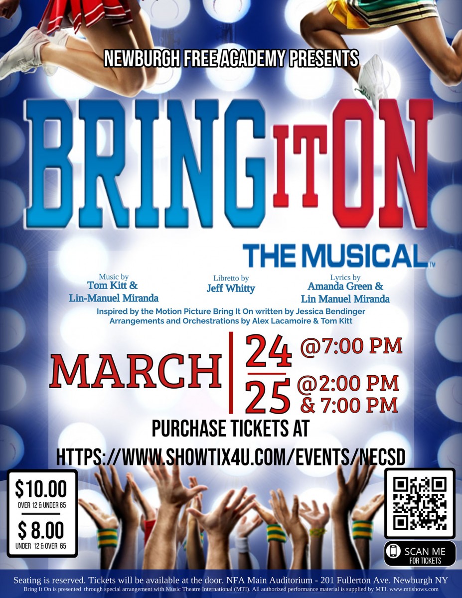 Bring it On! NFA Spring Musical Tickets On Sale Now News NECSD